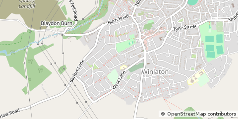 Map of Blaydon-on-Tyne