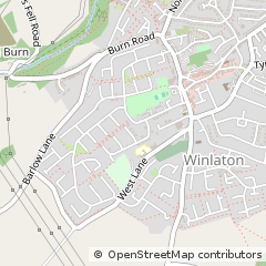 Map of Blaydon-on-Tyne