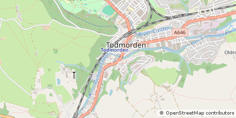 Map of Todmorden