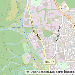 Map of Cinderford, Gloucestershire