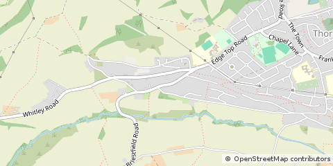 Map of Wakefield, West Yorkshire