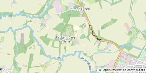 Map of Horsham, West Sussex