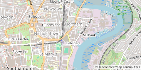 Map of Southampton
