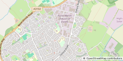 Map of Calne, Wiltshire