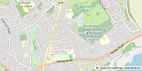 Map of Reading, Berks