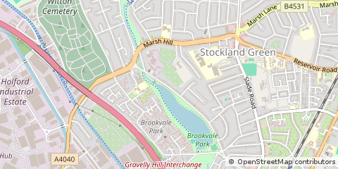 Map of Birmingham