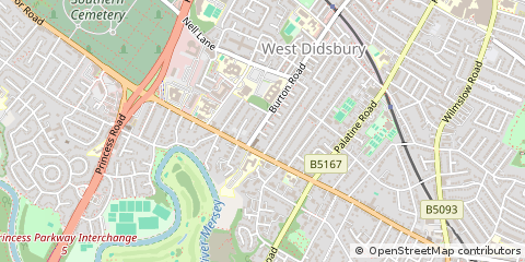 Map of Manchester