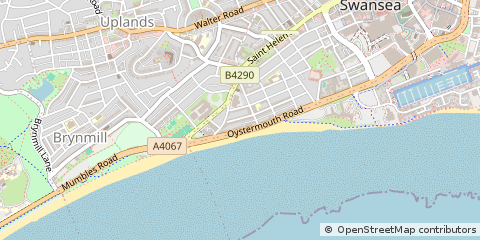 Map of Swansea