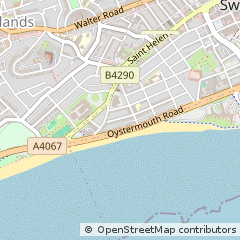 Map of Swansea