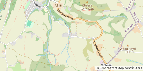 Map of Holmfirth