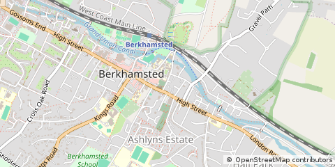 Map of Berkhamsted, Hertfordshire