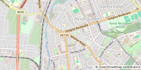 Map of Nottingham