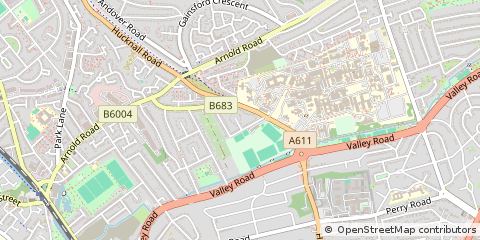Map of Nottingham