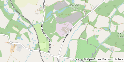 Map of Haywards Heath, West Sussex