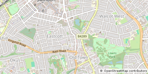 Map of Swindon
