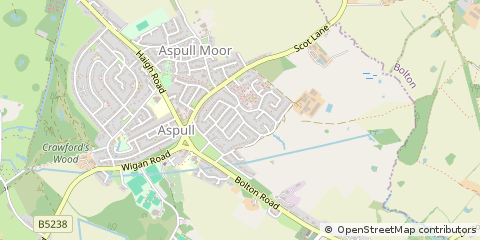 Map of Wigan