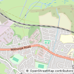 Map of Barnsley, South Yorkshire