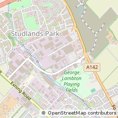Map of Newmarket, Suffolk