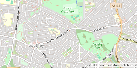 Map of Sheffield