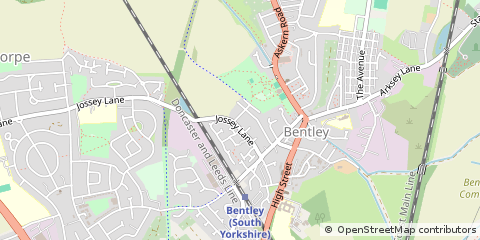 Map of Doncaster