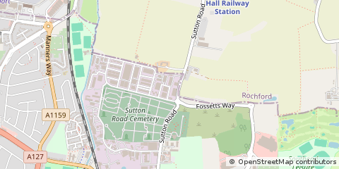 Map of Southend-on-SEA, Essex