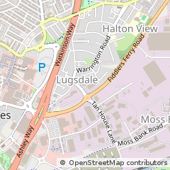 Map of Widnes, Cheshire