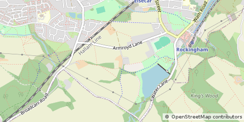 Map of Barnsley