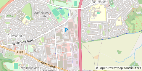 Map of Durham