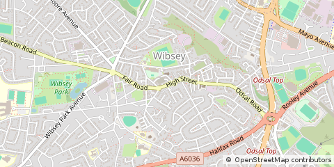 Map of Bradford