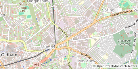 Map of Oldham