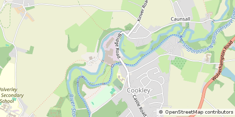 Map of Worcestershire