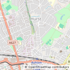 Map of Ashton-Under-Lyne, Tameside
