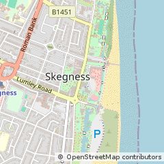 Map of Skegness, Lincolnshire