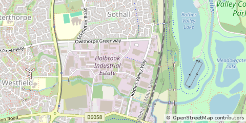 Map of Sheffield