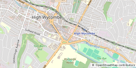 Map of High Wycombe