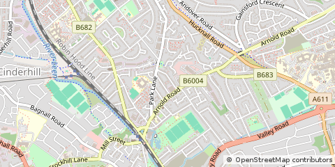 Map of Nottingham