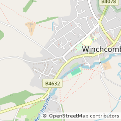 Map of Winchcombe