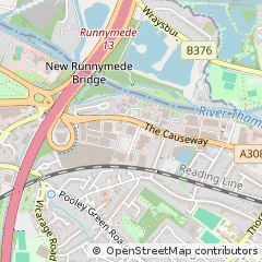 Map of Staines-Upon-Thames