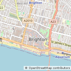 Map of Brighton, East Sussex