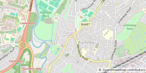 Map of Cardiff