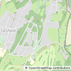 Map of Tatsfield, Surrey