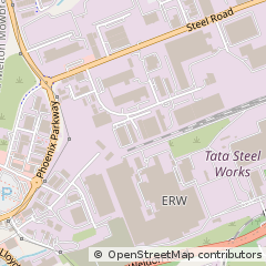Map of Corby, Northamptonshire