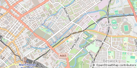 Map of Manchester
