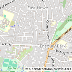 Map of Bournemouth