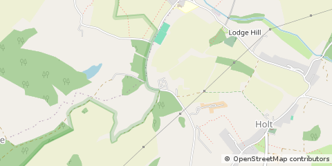 Map of Wimborne, Dorset