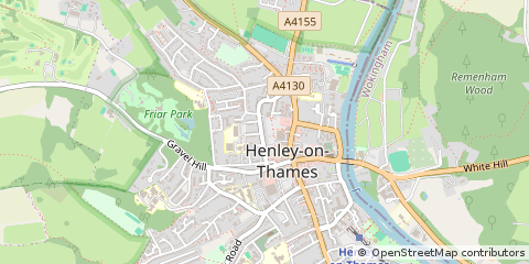 Map of Henley-on-Thames