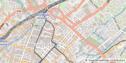 Map of Manchester