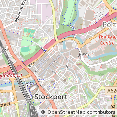 Map of Stockport, Cheshire