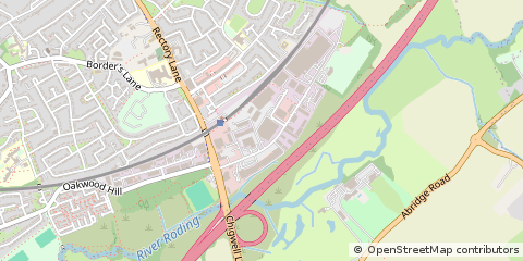 Map of Loughton, Essex