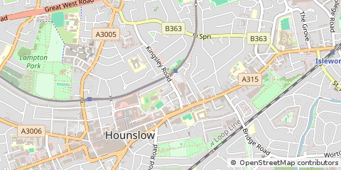 Map of Hounslow